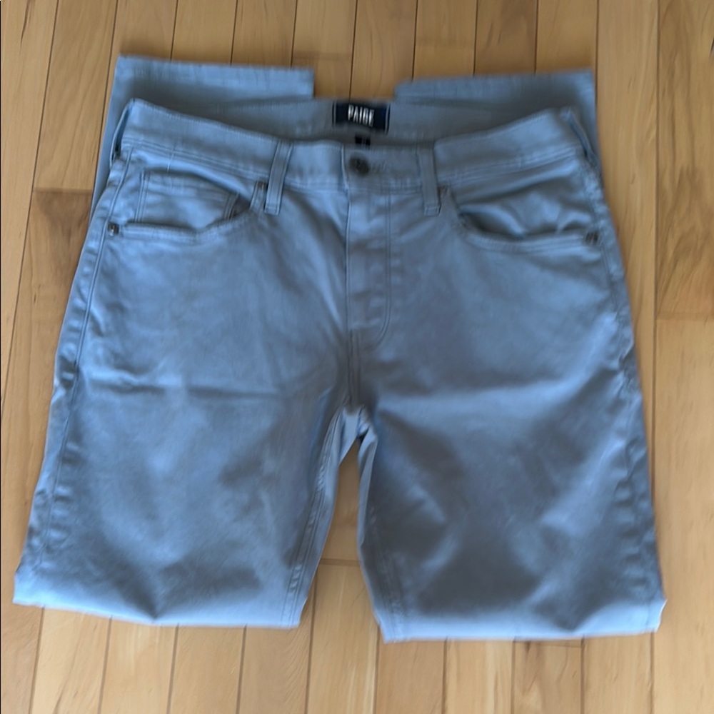 Men’s Paige Federal Light Grey Jeans Size 32x29